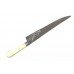 Antique Dagger Knife Old Handmade Steel Blade Natural Bone Chip Handle - B6